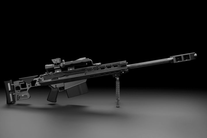 Создам 3д модель оружия под гейм дев. Low Poly / Mid Poly