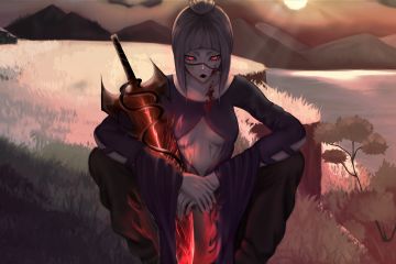 The assassin girl full-fledged art