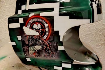 Аэрография на шлеме