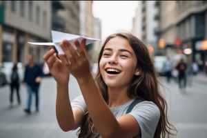 Бумажный самолётик