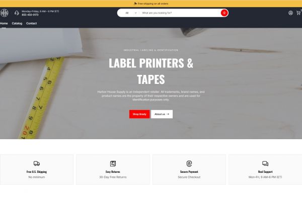 Harbor House Supply: брендинг, Shopify-магазин и запуск рекламы для B2C/B2B в США