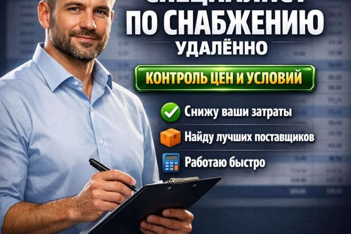 Найду лучшую цену. Соберу 40+ счетов и ком. предложений