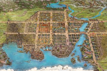 «От гравюр Эдо к игровому пространству: создание карты для D&D»