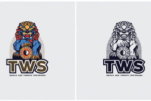 логотип для школы ушу