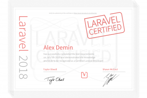 Официальная сертификация Laravel