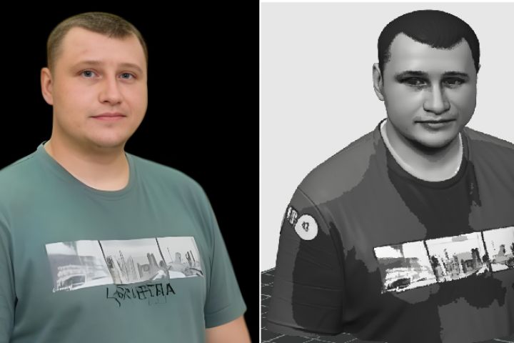 ЗD бюсты людей по фото