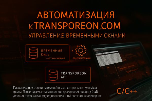 Автоматизация к transporeon.com управление временными окнами