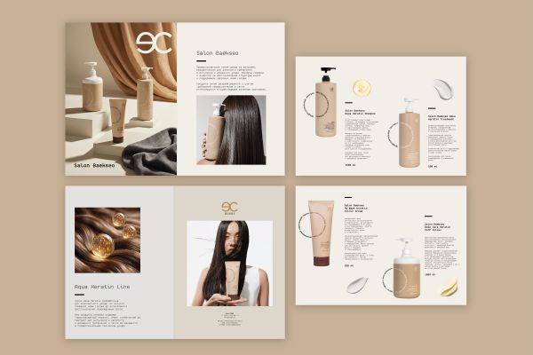 Дизайн буклета для корейской косметики