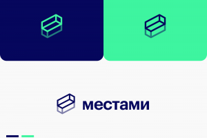Логотип для компании "Местами"
