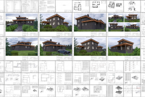 Архитектурно- строительный проект жилого дома МО ПО Autodesk Revit 2025