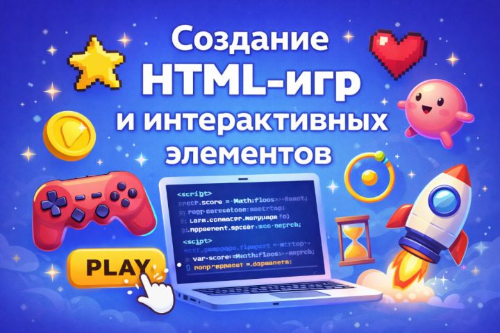 Создание HTML-игр и интерактивных элементов