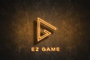 Неоновый логотип компьютерного клуба