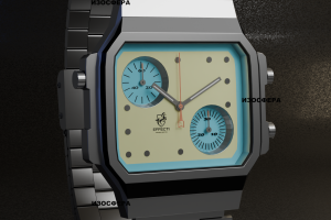 Разработка дизайн-концепции/3д-модели/визуализации наручных часов по заказу EFFECTI