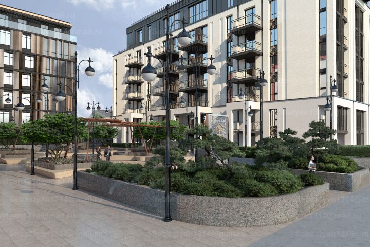 Экстерьер зданий и прилегающей территории