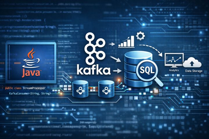 Разработка микросервиса на Java для потоковой обработки данных (Kafka + SQL)