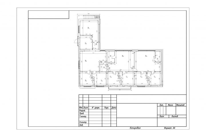 Перерисовка планировок квартир и домов в AutoCAD - 5672307