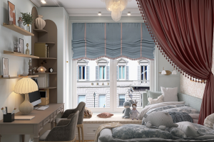 Дизайн детской комнаты для двух девочек