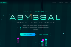 Иммерсивный лендинг для научно-исследовательского проекта с WebGL