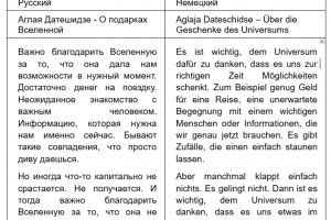 перевод с русского на немецкий