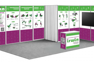 Дизайн выставочного стенда IRWIN