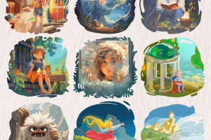 оформление книги сказок