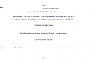 Индивидуальный тепловой пункт. Электрооборудование и электроосвещение. ЗИЛ-ПР-0531/18-Р-ИТП.ЭОМ