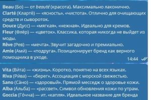 название для бренда