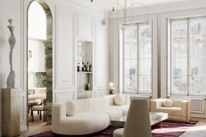 Дизайн интерьера квартиры в историческом доме 18 века