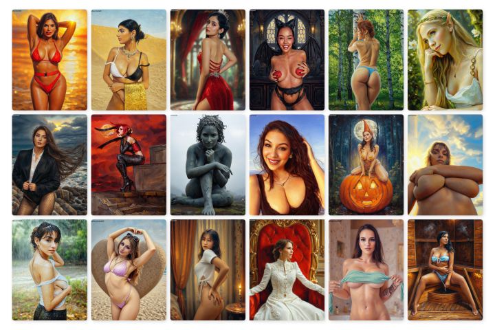 Портрет иллюстрации в двух стилях Digital Art или Oil style - 5675026