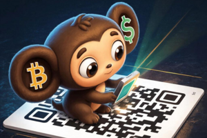 Создание логотипа Чебурашки с QR-кдом.