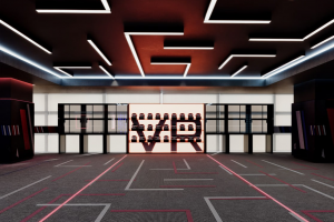 Коммерческий интерьер: Дизайн-проект VR-арены в Анталии (Минимализм & Киберпанк)