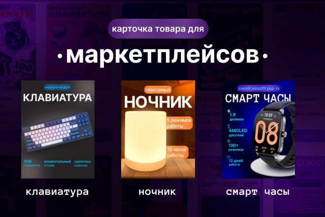 дизайн карточки товара для маркетплейсов