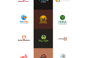 много логотипов 3