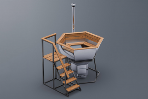 3д модель - банный чан