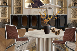 Эскиз столовой в парижском стиле