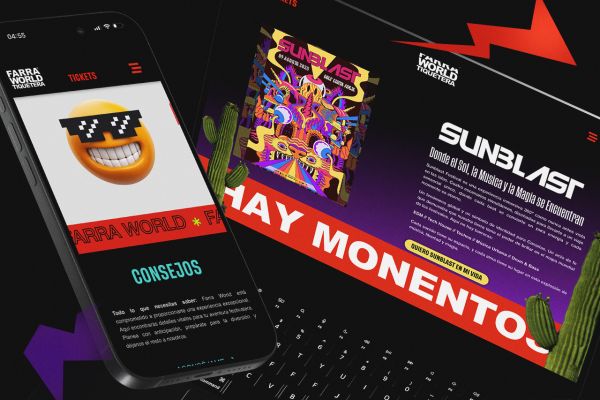 Сайт и магазин для продажи организации вечеринок FARRA WORLD