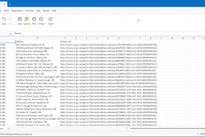 Парсинг данных правительста Канады