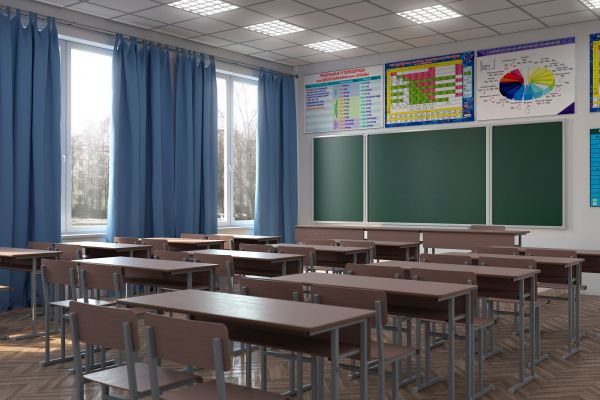 Создание 3D моделей школьной мебели