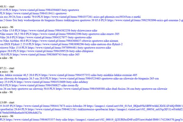 009 Vinted, OLX, Avito telegram BOT scanner 1.png