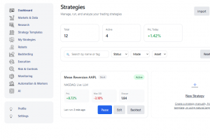 Статистический арбитраж: исследовательская платформа QuantProject