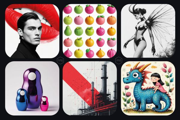 Генеративный дизайн. ИИ графика. ИИ креативы. ИИ кей вижуалы. ИИ фотосессии