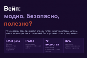 Вейп: факты, которые скрывает реклама. Статья для старшеклассников