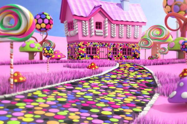 3д моделинг и рендер детской локации