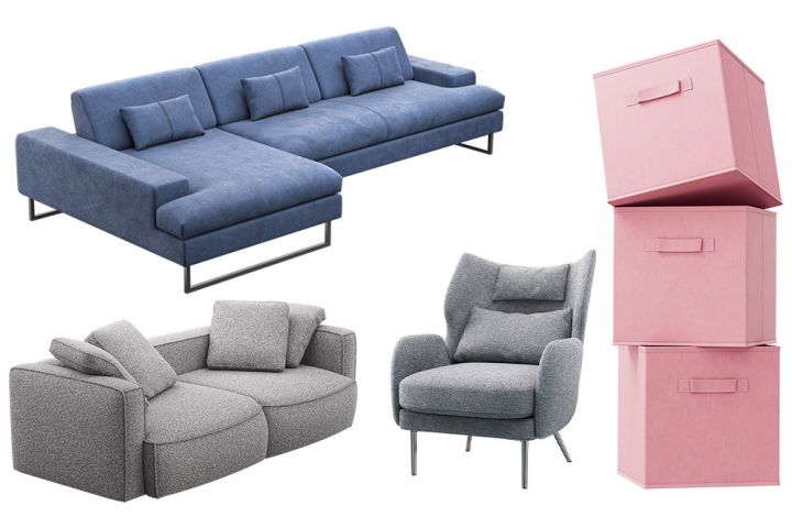 3D моделирование и визуализация мягкой мебели и аксессуаров - 5679678