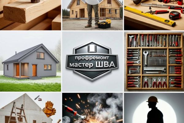 Визуал для сайта и соцсетей строительной фирмы