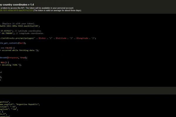 Разработка API для определения страны по координатам с полной информацией о государстве (Symfony)