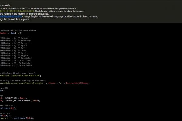 Разработка мультиязычного API для получения названий месяцев на разных языках мира (Symfony)»