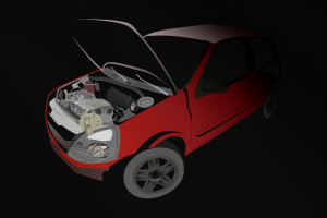 Иллюстрация принт - рено клео