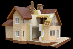 Дом в разрезе