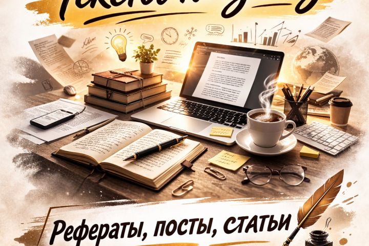 Рефераты, описания, посты, любые задания/тексты - 5682277